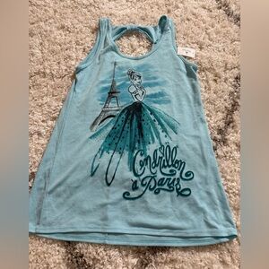 Walt Disney World Cinderella “Cendrillon à Paris" Racer 
Back Tank Top NWT SZ Sm